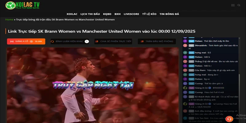 Xem trực tiếp Manchester United chất lượng cao tại Xoilac